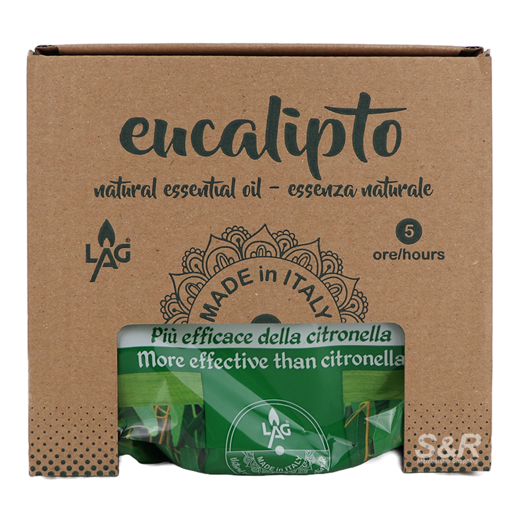 Graziani Eucalipto Garden Candle 2pcs Graziani Eucalipto Garden Candle 2pcs